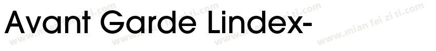 Avant Garde Lindex字体转换
